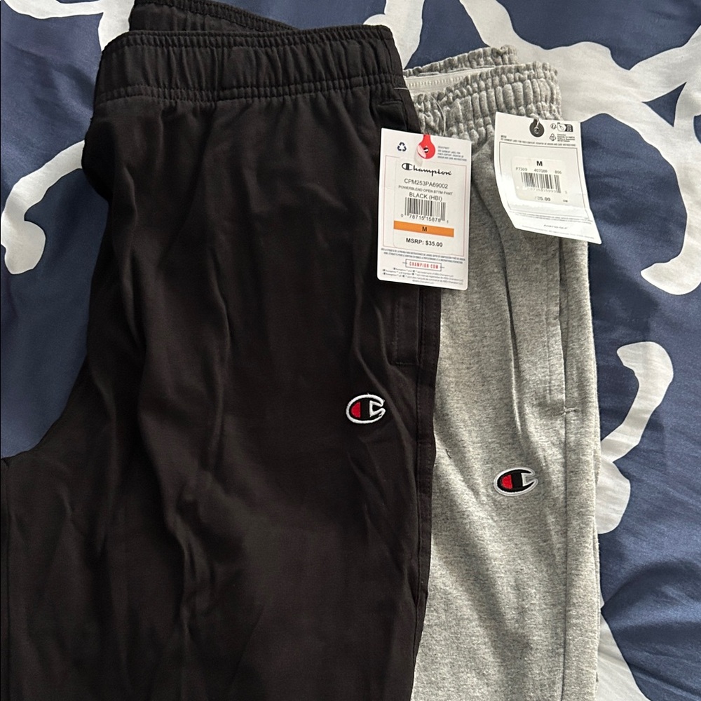 Champion Men's Black and Gray Joggers